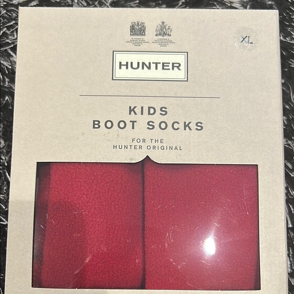Hunter Kids Red Boot Socks - Picture 2 of 5